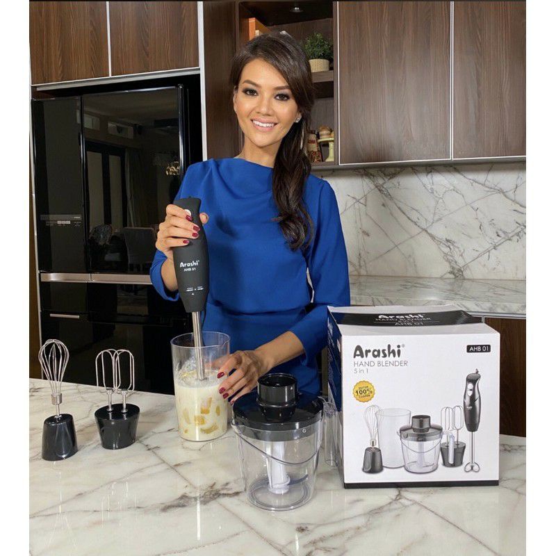 ARASHI Hand Blender 5 in 1 - Blender Tangan ARASHI AHB 01