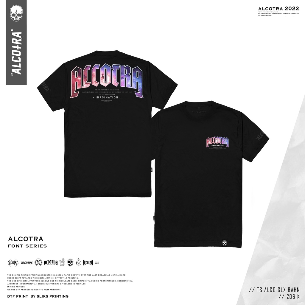 TS ALCO GLX BAHN // T-SHIRT ALCOTRA GALAXI FONT