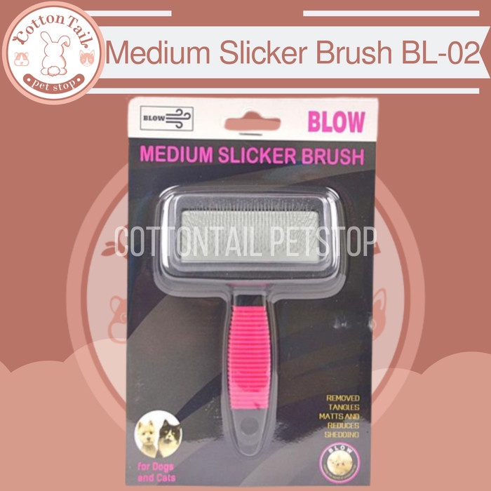 Sisir Anjing Kucing BLOW Medium Slicker Brush Sisir Cats Dog BL 02