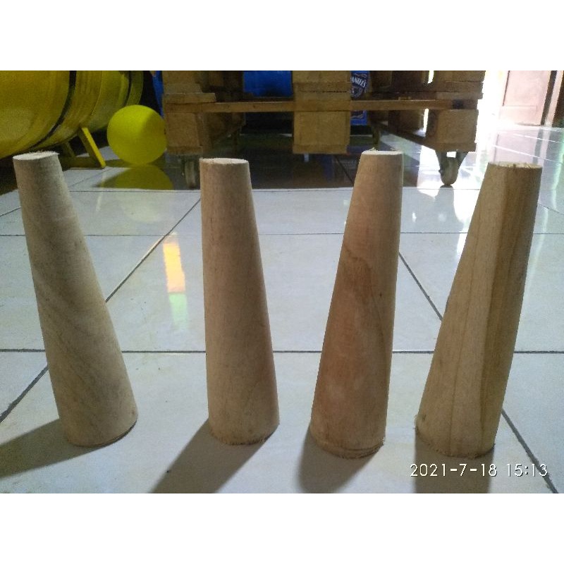 kaki meja kayu 20 cm