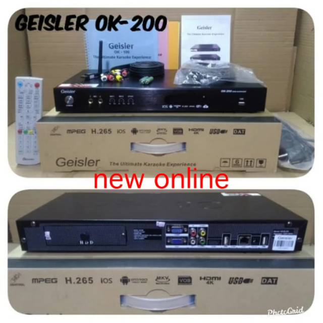 Karaoke player Geisler OK 200 new HDD player