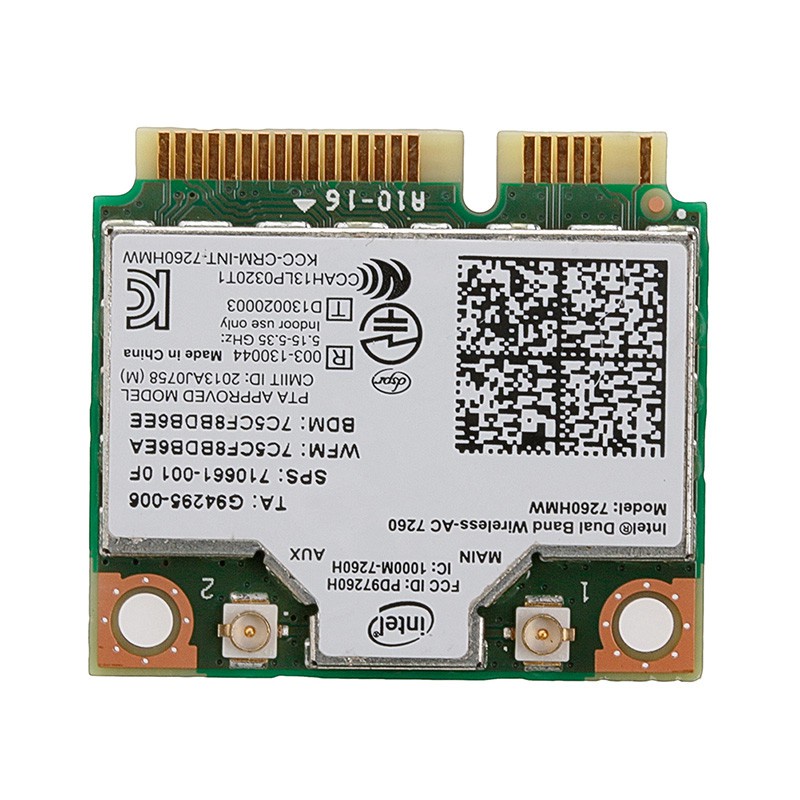 btsg Dual Band Wireless-AC 7260HMW Mini PCI-E BT4.0 Card  Intel For HP SPS 710661-001