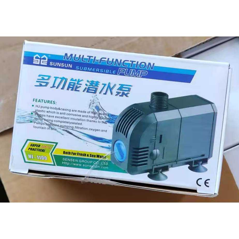 ARS - SUNSUN Pompa Air Aquarium Submersible Pump Fish Tank 20W - HJ-1100