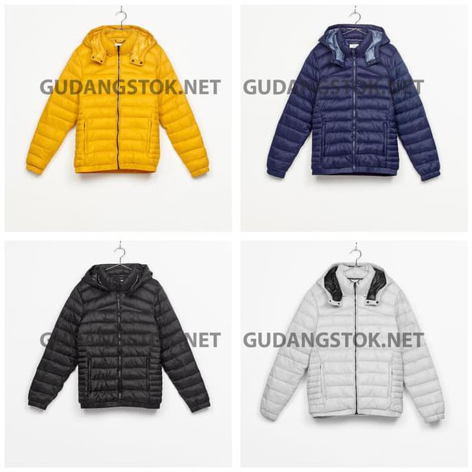 Jaket Pria Musim Dingin Bershka Original Hitam .Deevagrosir.Olshop