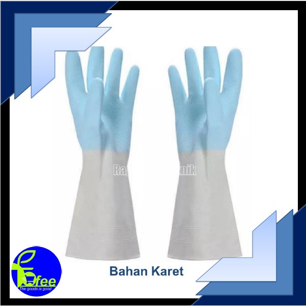 [IMPORT] - Sarung Tangan Karet Cuci Piring Anti Air Rubber Glove Murah