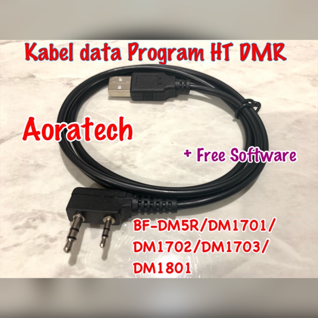 Kabel Data Program HT Baofeng DMR BF-DM5R DM1701 DM1702 DM1703 DM1801