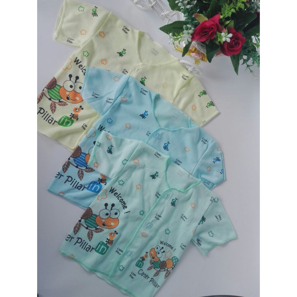 baju pendek bayi yks bahan cotton halus