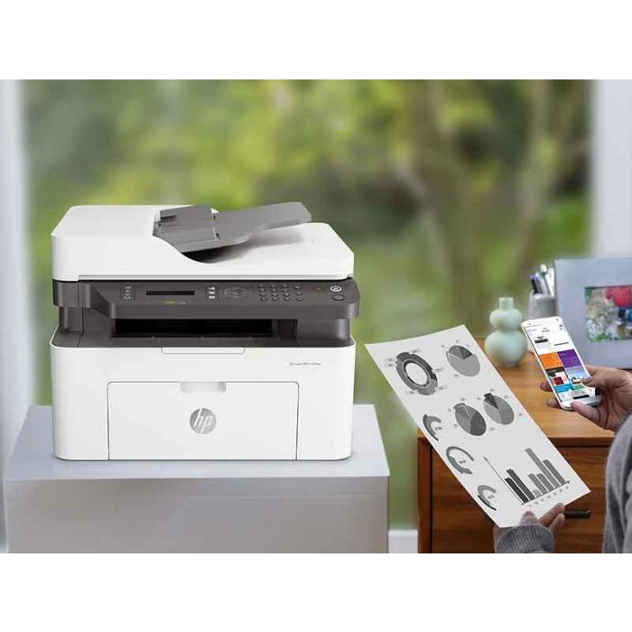 HP LaserJet MFP 137FNW Printer Wireless All In One Laser Jet 137 FNW