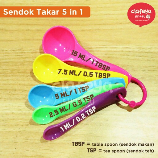 Sendok Takar 5 In 1