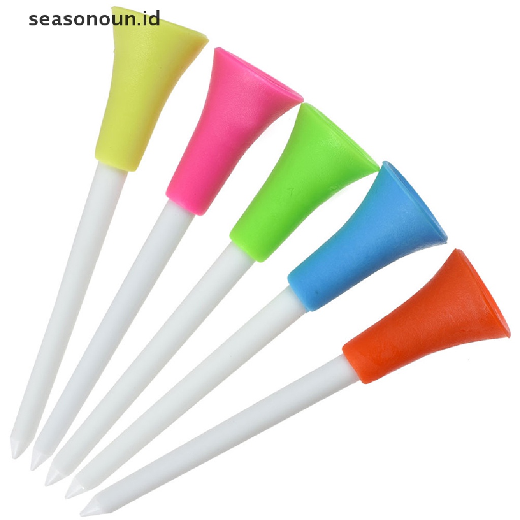 100 Pcs Holder Bola Golf Ukuran 83mm Warna Campur