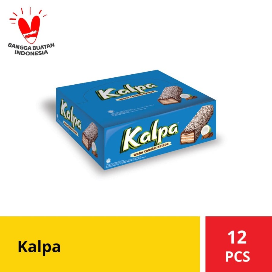 

Kalpa Wafer Coklat Kelapa 1 box isi 12pcs @24gr