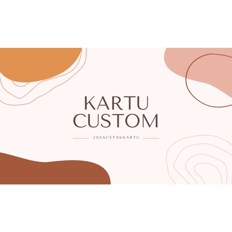 

Cetak Kartu Custom