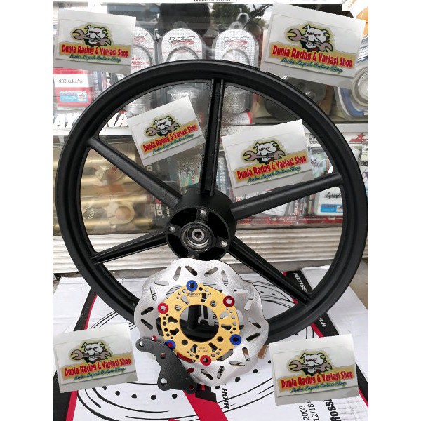 BRILIANT Velg racing depan Ninja R-Ninja RR-Ninja SS plus cakram variasi dan breket