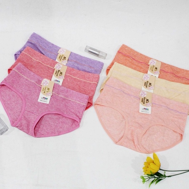 Celana Dalam Wanita Dewasa / CD Perempuan Polos CD Wanita Polos Imut Celana Dalam Fashion Undies Perempuan Katun Cewek Dewasa