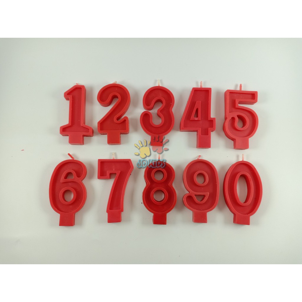 Lilin Angka Ukuran Jumbo Kue Cake Ulang Tahun