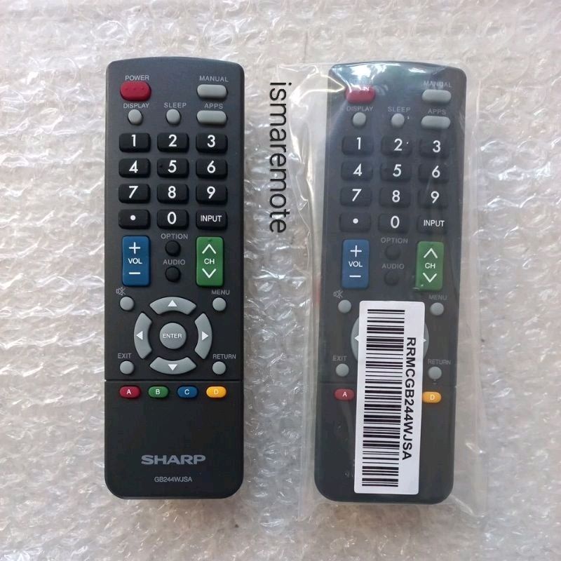 REMOTE REMOT TV SHARP AQUOS LCD LED GB244WJSA ORIGINAL