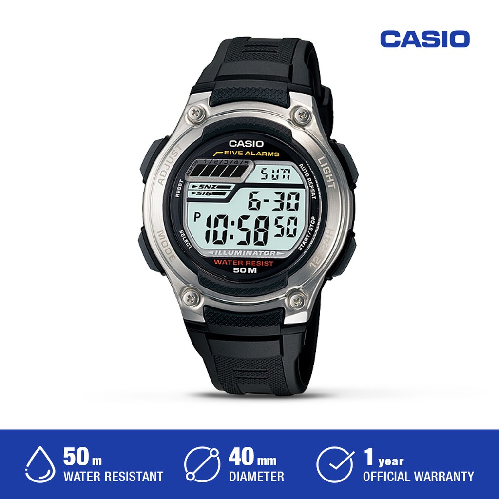 Casio Jam Tangan Pria W-212H-1AVDF