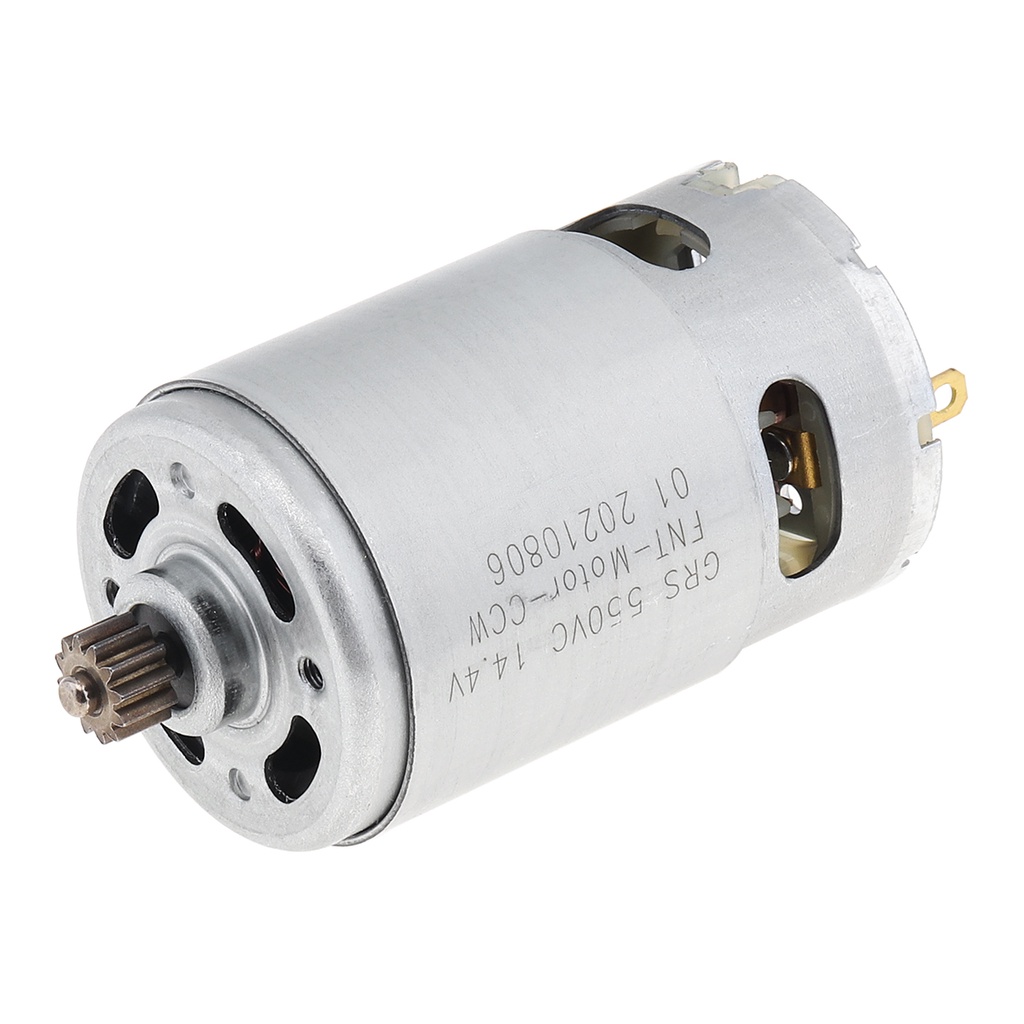 10.8-25v 21500-29000RPM RS550 Motor DC Untuk Obeng Bor Listrik Dengan Dua Kecepatan12Gigi