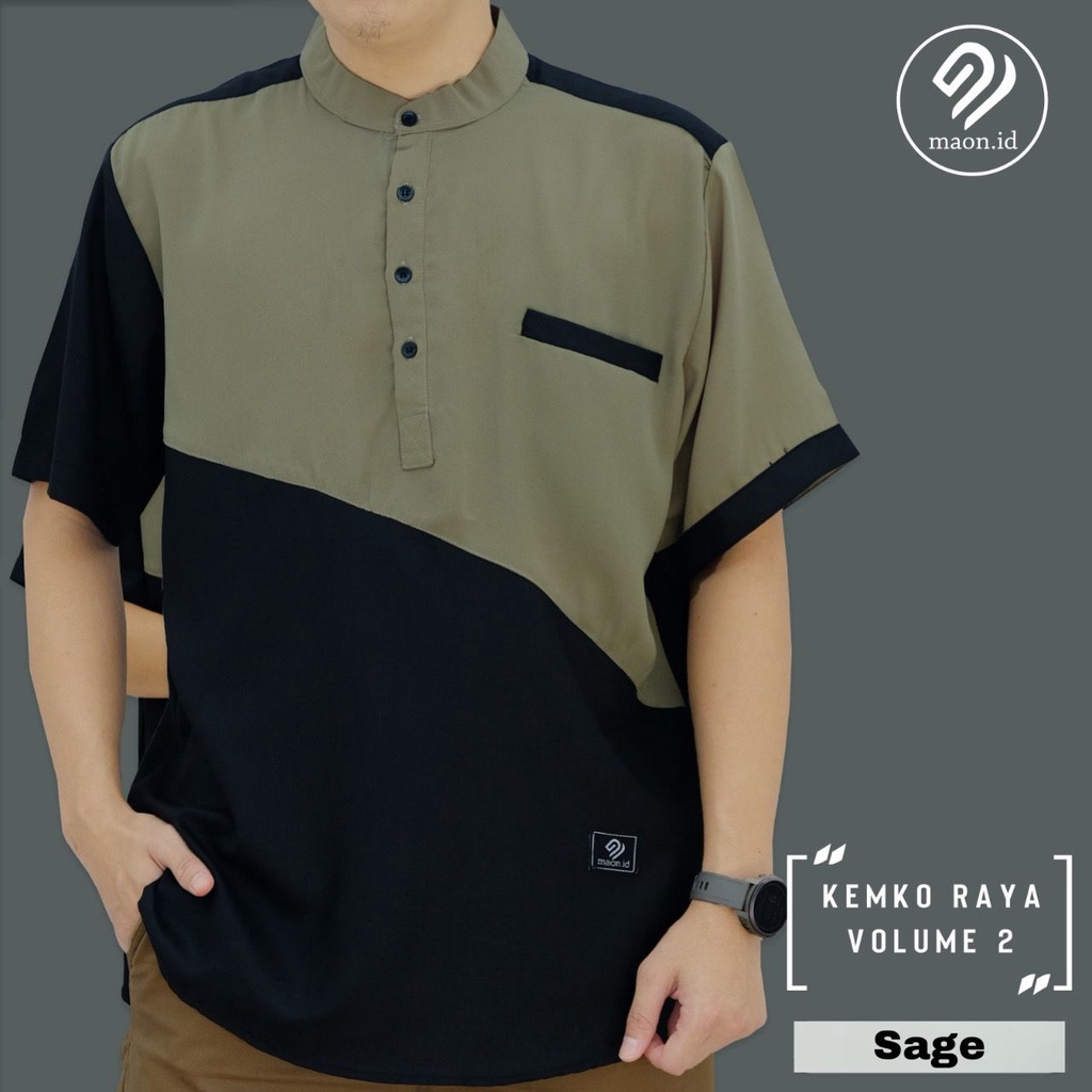 𝐑𝐞𝐚𝐝𝐲 𝐒𝐭𝐨𝐤 Ratu Mulabees X Maon.id | Koko Dewasa | Kemeja Koko | Fashion Muslim Couple | Koko Adem P