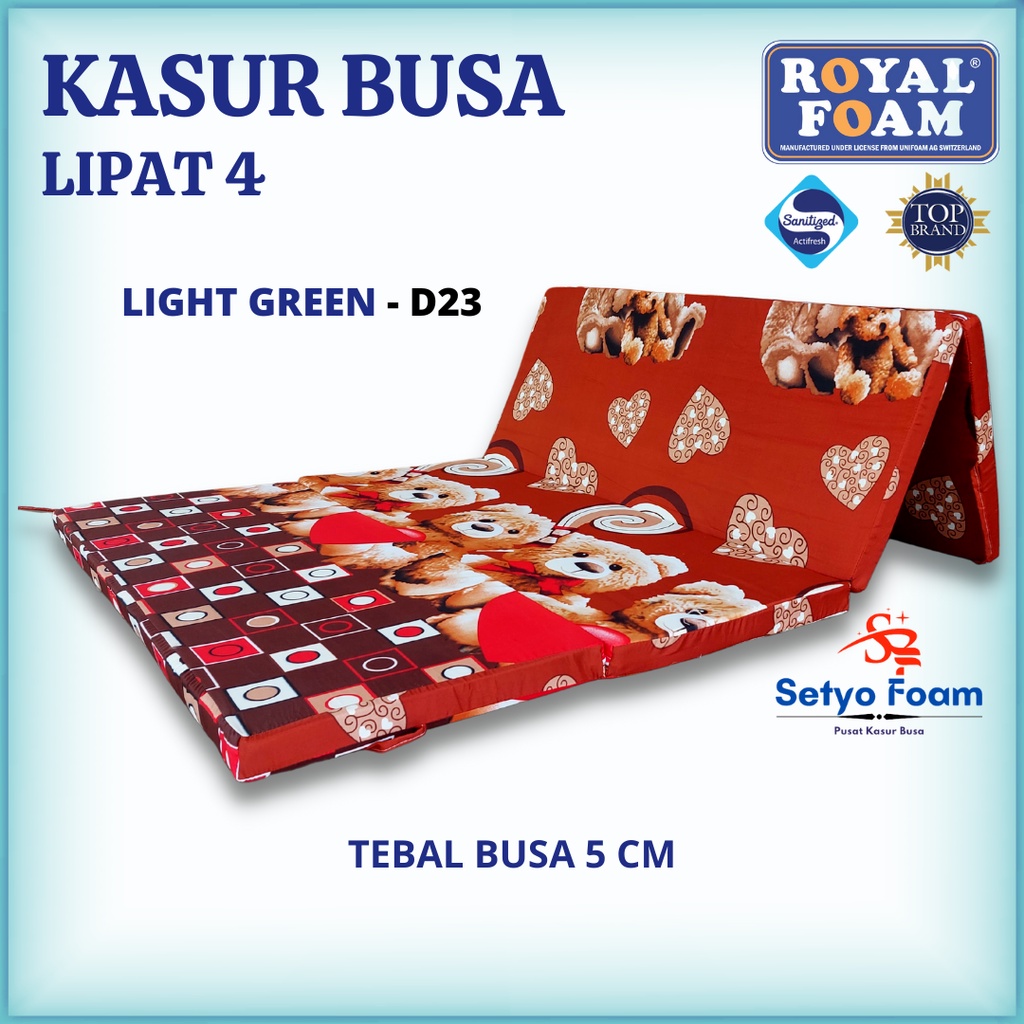 Kasur Lipat Royal D23 Tebal 5 cm Oiginal Lipat 4 | Kasur Lipat | Kasur Busa Royal Kasur Busa Lurus