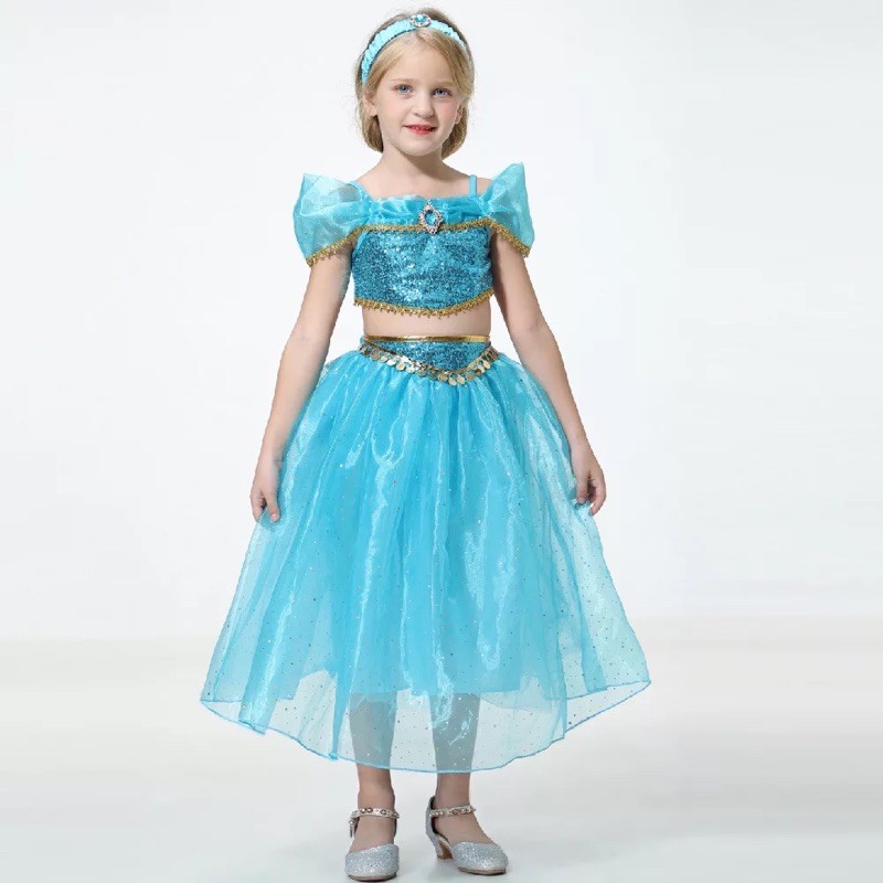 Baju Anak Dress Kostum Princess Jasmine Kostum Aladin Anak  Costume Aladdin