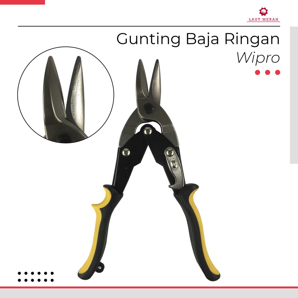 gunting seng wipro / gunting baja ringan wipro 10in