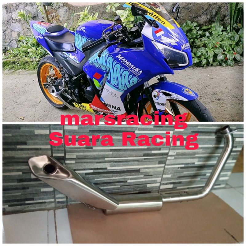 knalpot racing underbelly/kolong CBR facelift CBR lokal/thailand CB new old suara racing R15 Xabre M