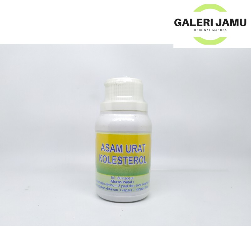 jamu asam urat rematik dan kolesterol isi 60 kapsul original madura Pj payung mas