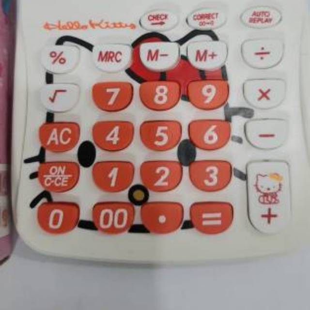 

Kalkulator Hello Kitty KT-688 (12 Digit / Check & Correct Calculator)