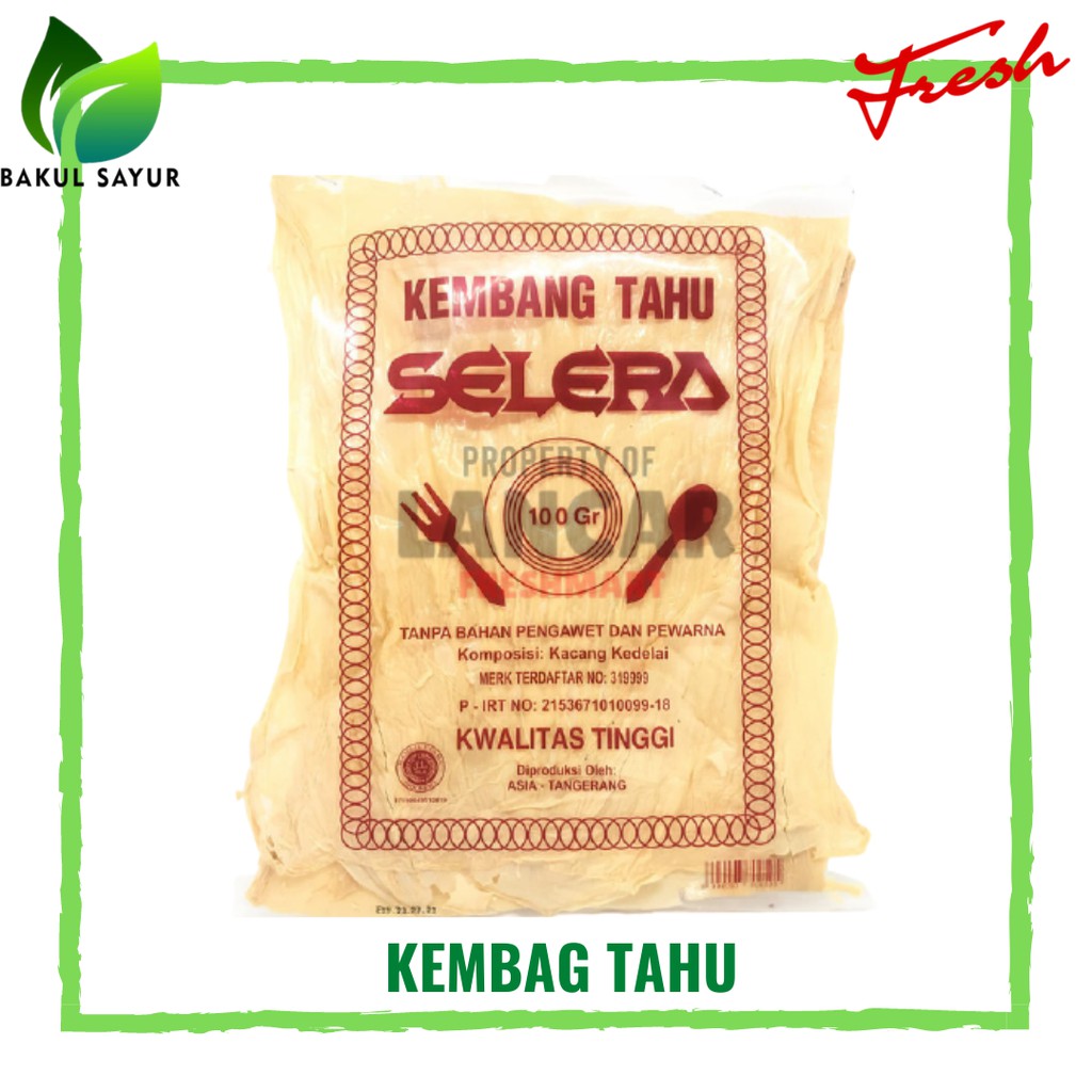 

KEMBANG TAHU SELERA 1 PACK - SAYUR SEGAR JAKARTA TIMUR