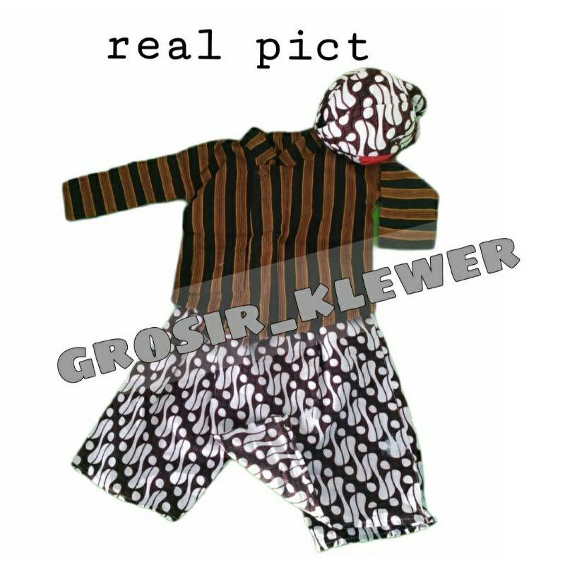 Setelan baju anak laki laki khas jawa | setelan surjan anak | tedak sinten // tedak siten // surjan