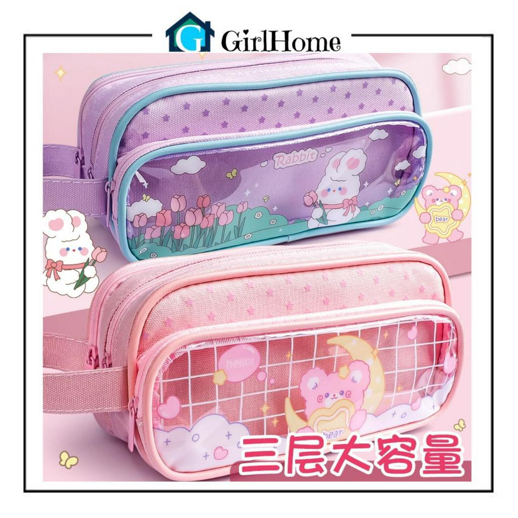 

GH022 Kartun Tas Pensil Dekompresi/ Kapasitas besar siswa Sekolah Dasar Dompet Pensil