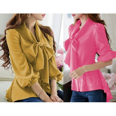 Q- PINGUIN BLOUSE/ BLOUSE BAHAN TWISCONE/ TERBARU