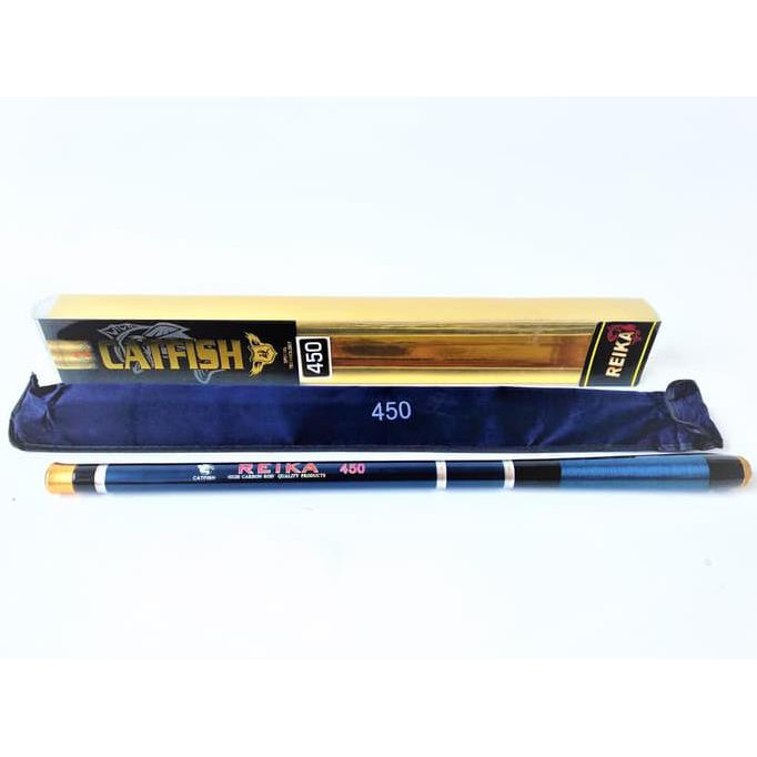 TEGEK CARBON CATFISH REIKA 450 ASLI KUAT DAN KOKOH TERLARIS "HARGA PROMO"