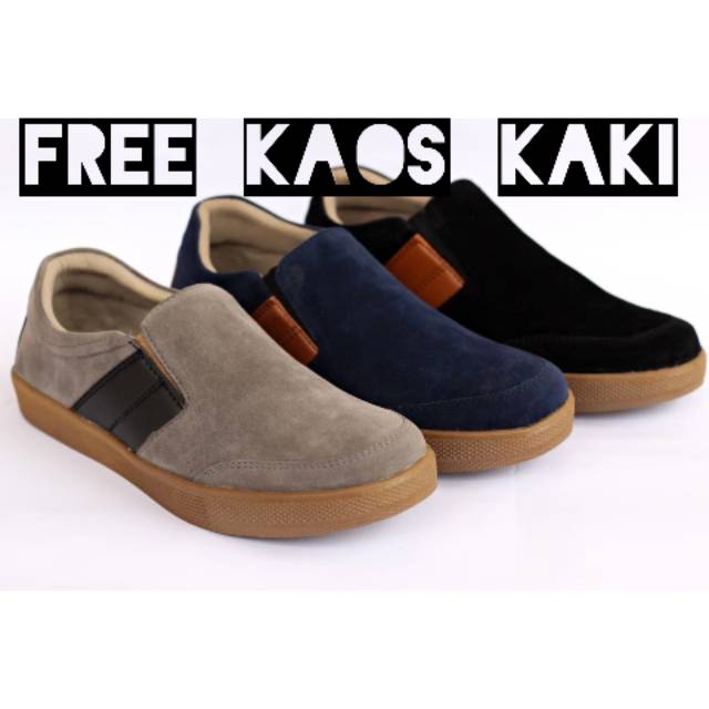 Sepatu Slop On Pria Lacoste Kasual Tanpa Tali Termurah Terlaris Hitam Abu Navy Sepatu Aslu Bandung