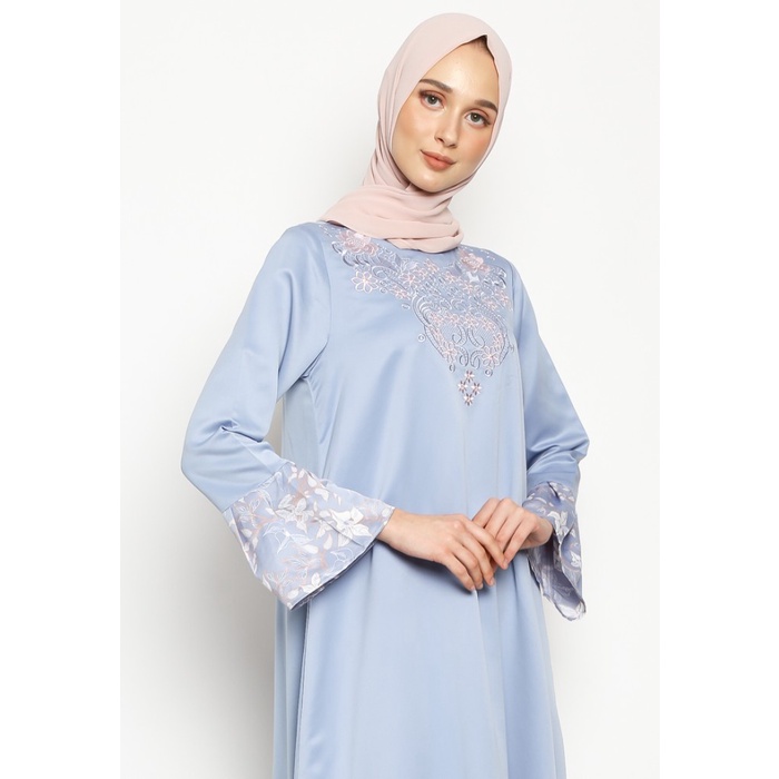 PREMIUM VALINO LADIES GAMIS BIRU WANITA - D-YEEK08-U5 - 10