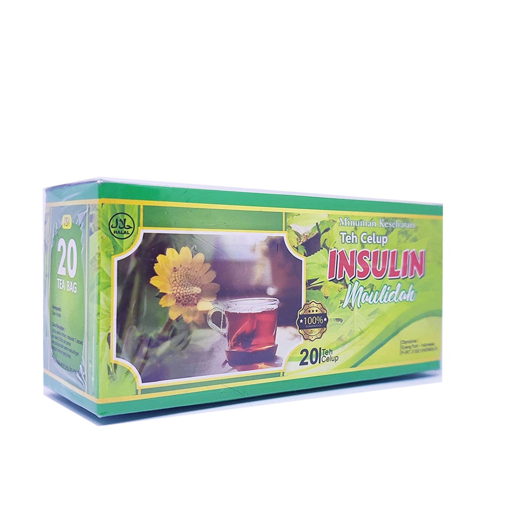 

teh herbal diabetes / teh celup daun insulin / teh insulin celup 20 kantong