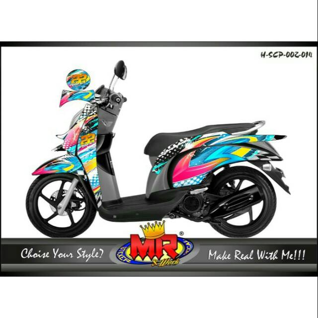 Decal Dekal Honda Scoopy Karbu Old Lama Stiker Sticker Semi Full