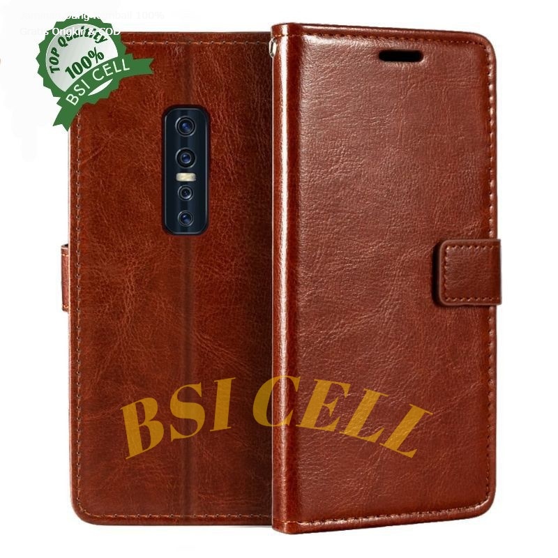 VIVO V17 pro | V5 lite (vivo 1609) | V7 | V9( vivo1727) | V5 | V5S | LEATHER CASE SARUNG HP DOMPET K