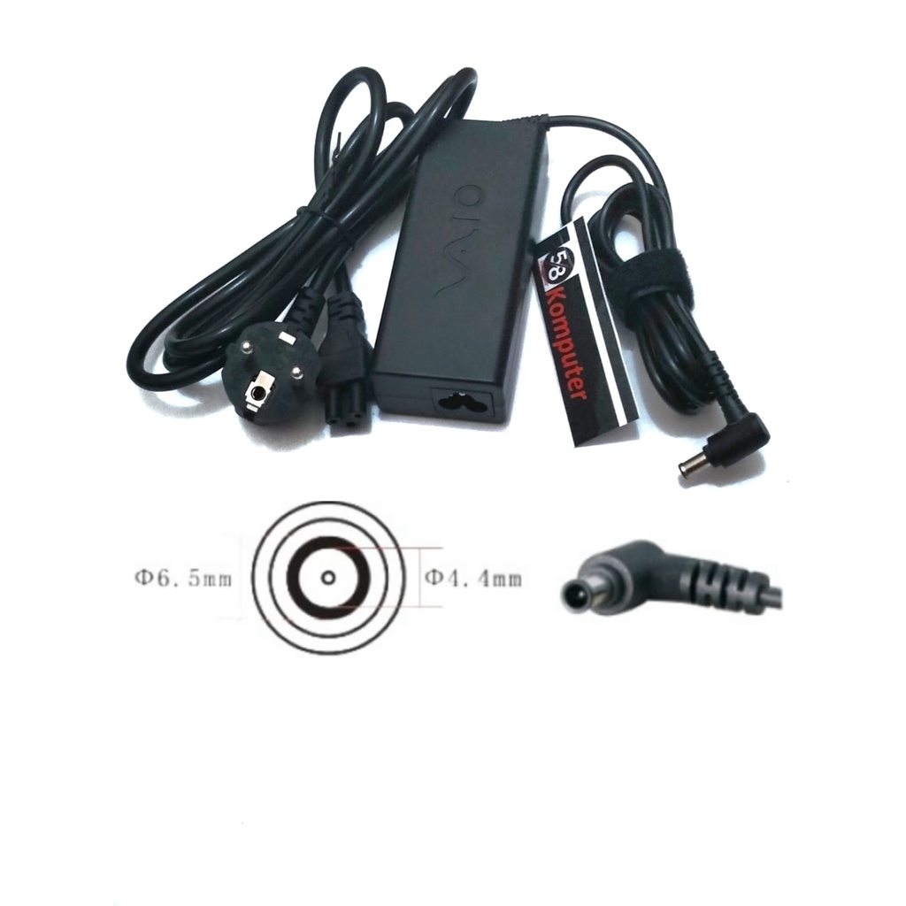 Adaptor Charger Laptop SONY VGN-CR390 VGN-FE550G VGN-FE690 SVE SVF SVS Series VAIO PCG-8D2L 19.5V 4.7A 90W