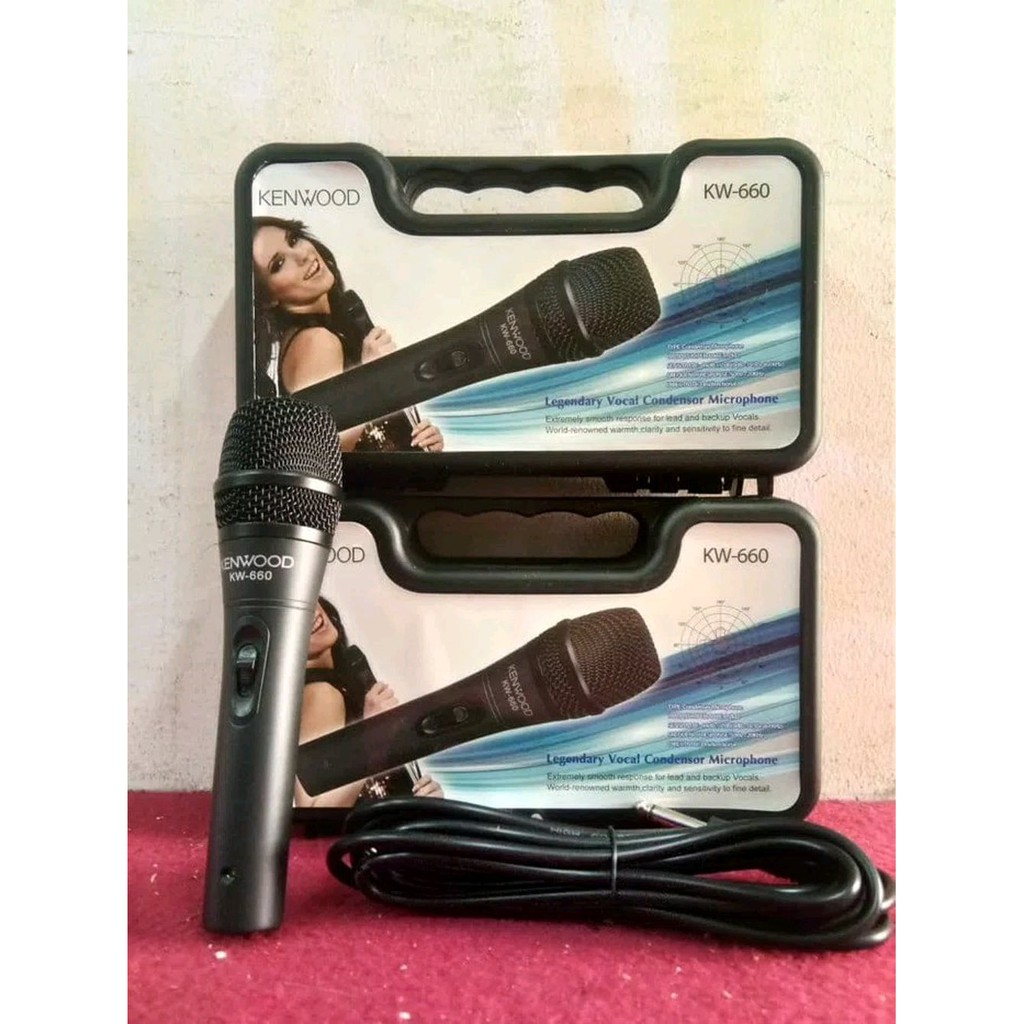 MIC KENWOOD KW 660- MICROPHONE KENWOOD -MIC KABEL