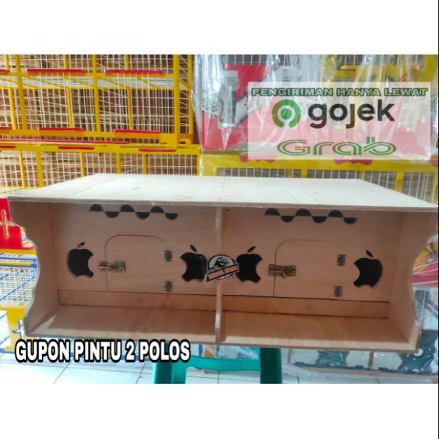 KANDANG PAGUPON GUPON GANDENG DOUBLE BURUNG MERPATI DARA KOLONGAN BALAP TOMPRANG HIAS