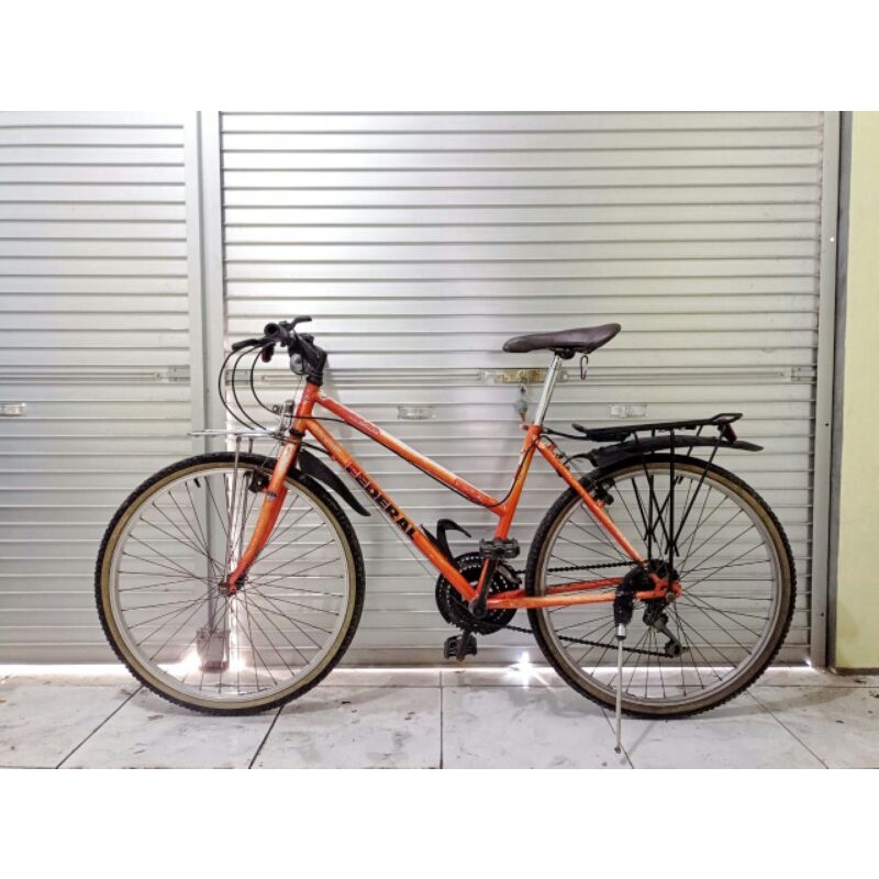 full bike SEPEDA VINTAGE MTB  federal cycle lady straycat original