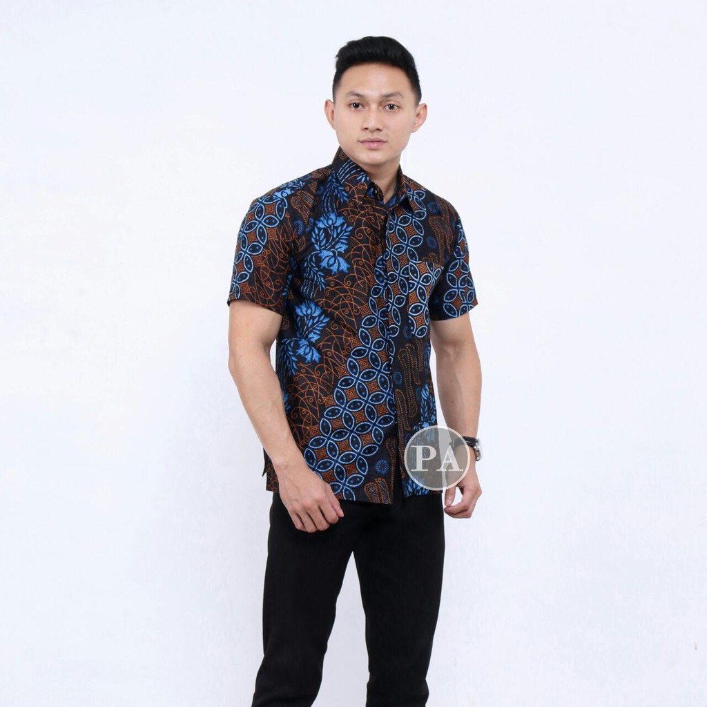 Hem Batik Baju Batik Pendek dan Panjang Seragaman Formal Wedding Uniform 4 Motif