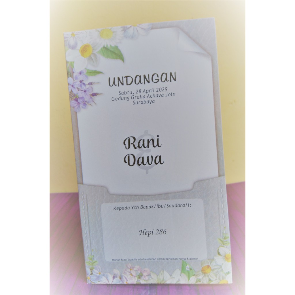 Blangko Undangan Hepi 286 (isi 100lbr)