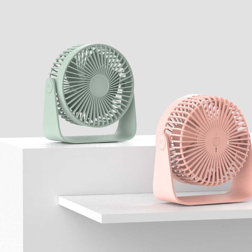Kipas Angin Meja Duduk Mini USB Cas Charger Kecil Portable Portabel Fan Murah