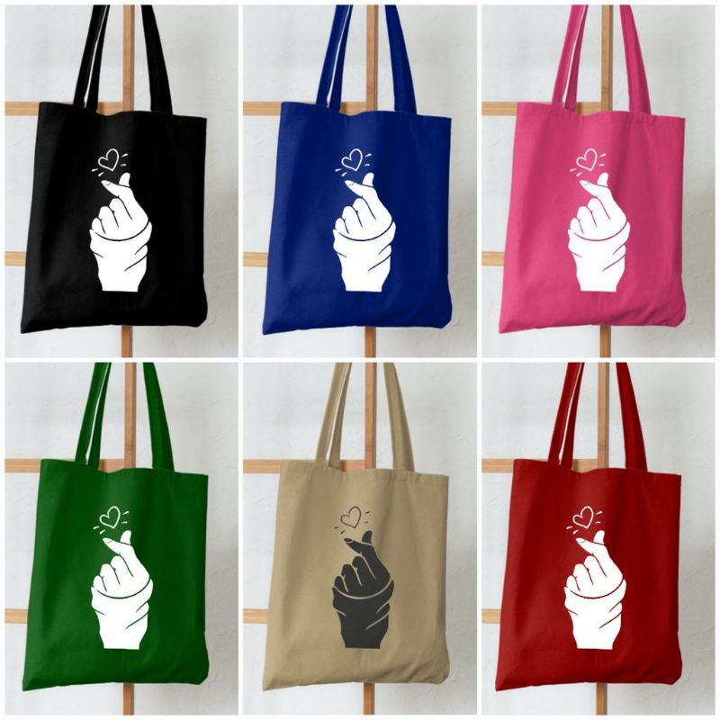 2021 TOTE TERBARU RESLETING TOTEBAG KPOP / TOTE BAG KPOP / KOREA / GOT7 / SEVENTEEN/ IKON/ ANIMAL / EXO TOTE UKURAN BESAR RESLETING KANVAS WARNA HITAM MARUN NAVY KREM