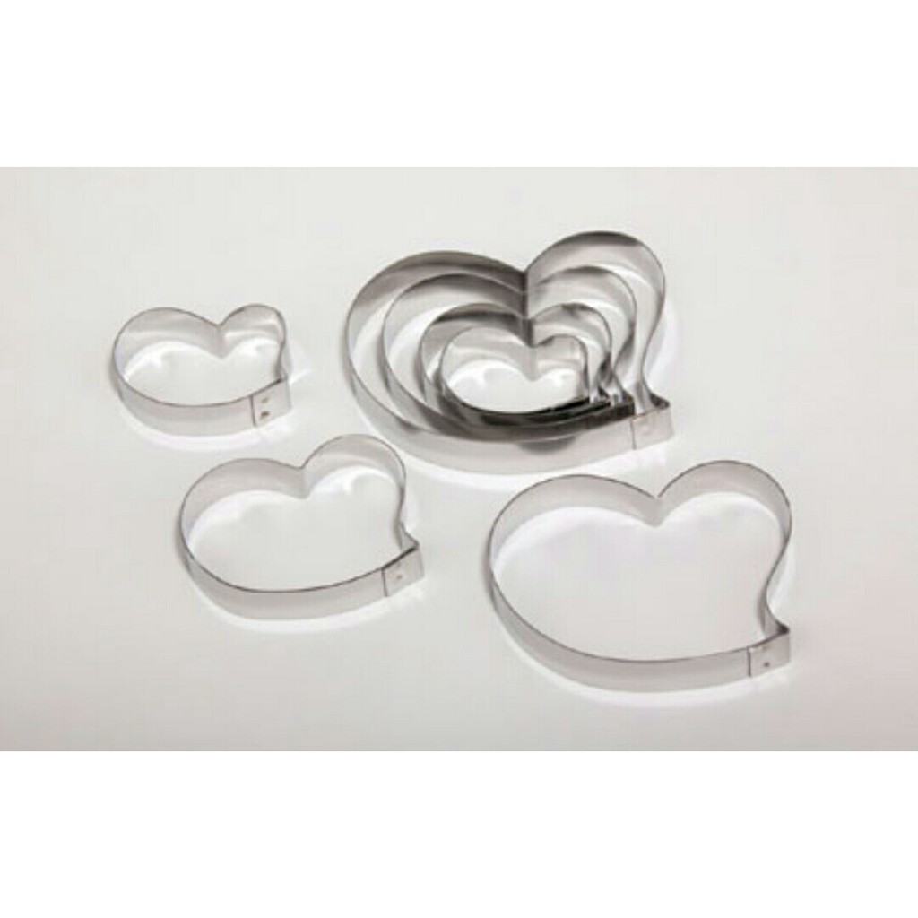 

WW 10402054 Fancy Heart cutter set of 7