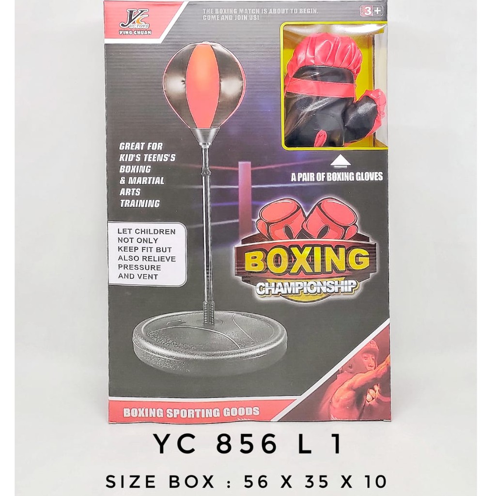 MAINAN TINJU BOXING BOXING SET TIANG SAMSAK TINJU ANAK 360°