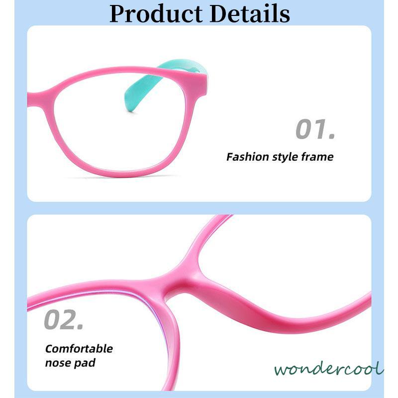 Kacamata Antiradiasi Sinar Blue Ray Anti Komputer TV Anak Wanita Pria -Won